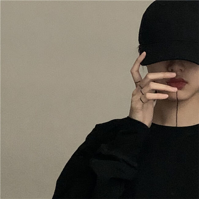 承莉帽子女纯色光板软顶黑色日系棒球帽潮流鸭舌帽韩版学生霸气遮阳帽