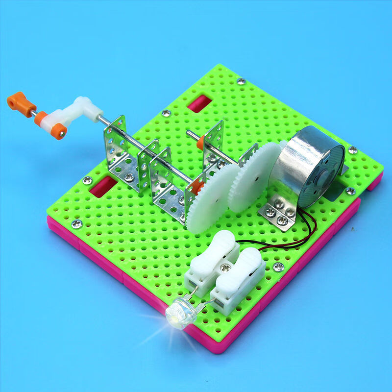 麦鸿狄科技小制作爬行机器人模型材料手工电动马达玩具小爬虫小发明 