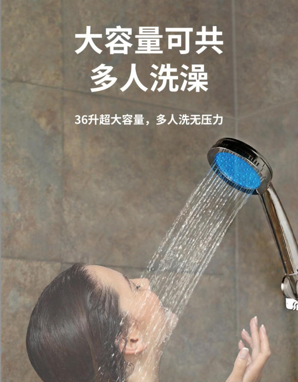 自吸式洗澡神器军训ynd宿舍洗澡神器家用农村租房户外手压花洒便携