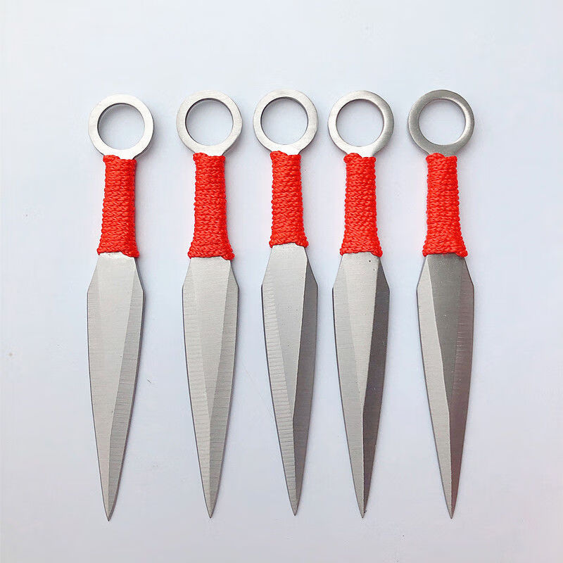 飞刀子飞镖暗器直飞飞镖刀旋飞刀具绑腿重头练习飞刀红绳版白敢死队3