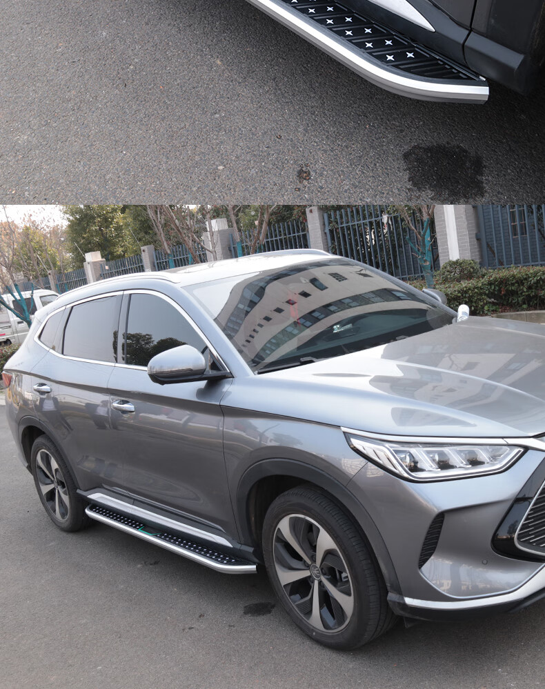 ev专用迎宾侧踏板4s配件 宋plus/dmi/ev专用【启航铝合金款】升级加