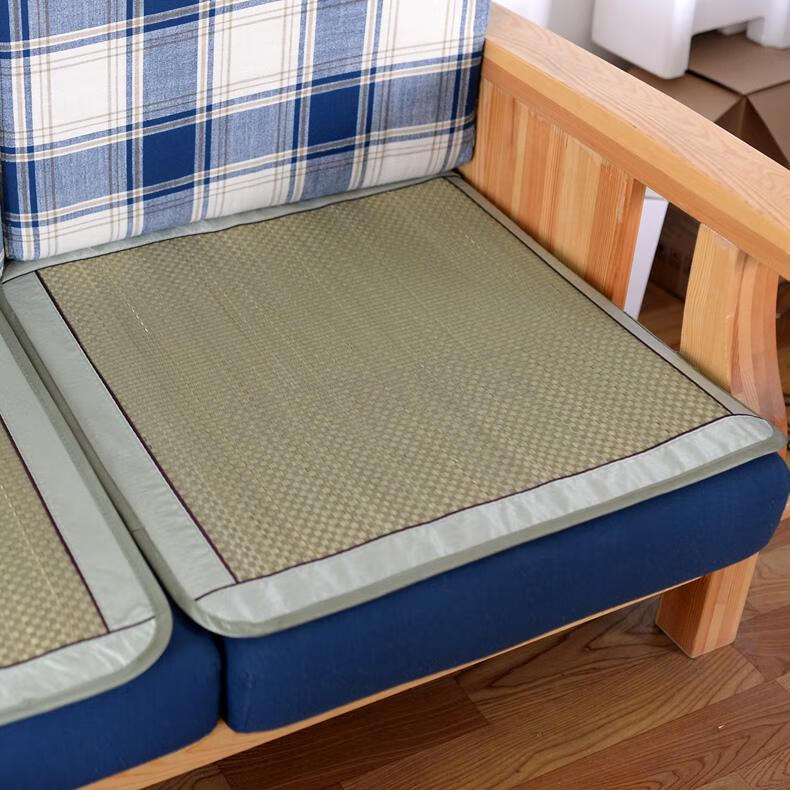 沙发草席垫天然蔺草席沙发垫凉垫凉席子坐垫夏凉垫沙发席清水草席子