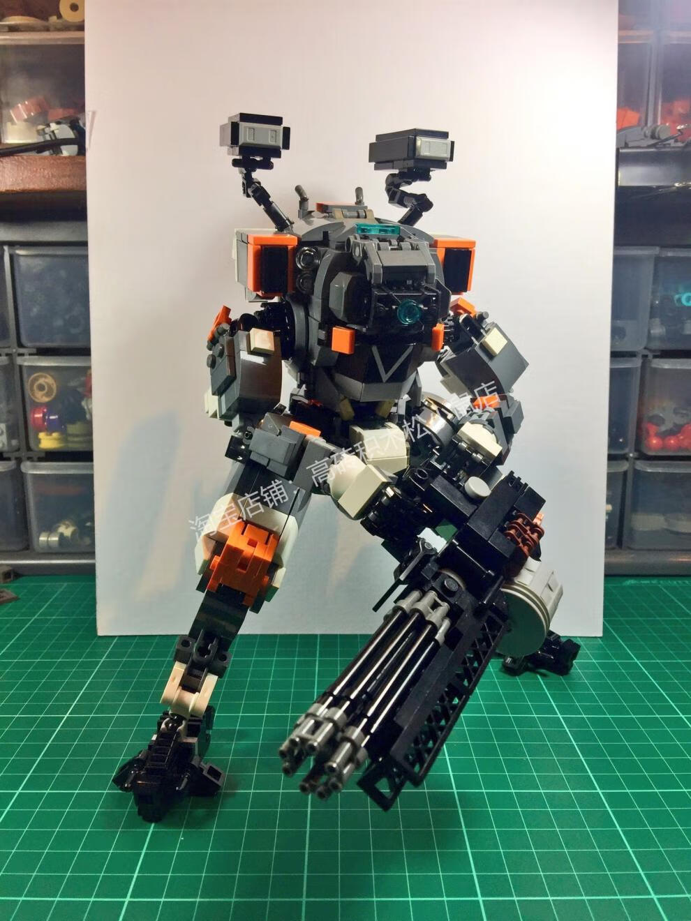 泰坦陨落机甲 兼容 泰坦陨落主角机甲bt7274先锋级积木模型moc定制