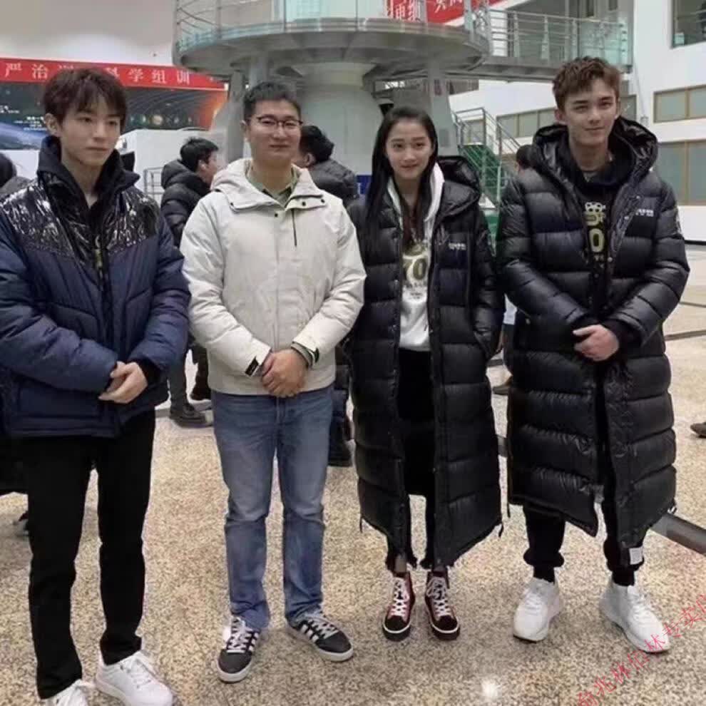 冬天北京电影学院服男女校服外套艺考校服情侣装超长款到脚踝过膝同款