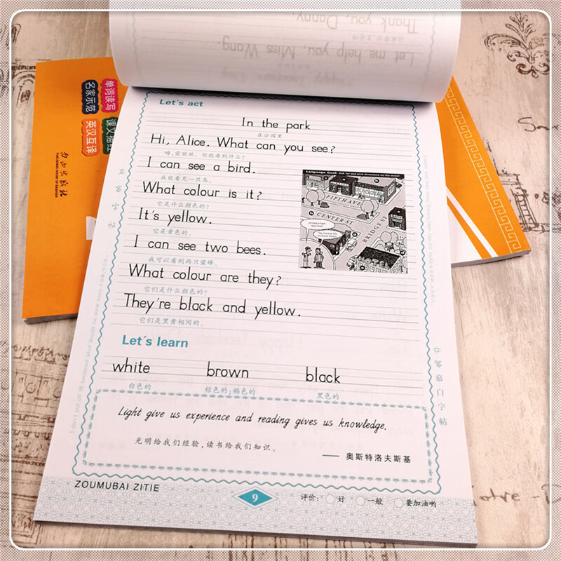 年级三四五六年级上下册小学临摹练字帖英文字帖练字描红本木棍体英语