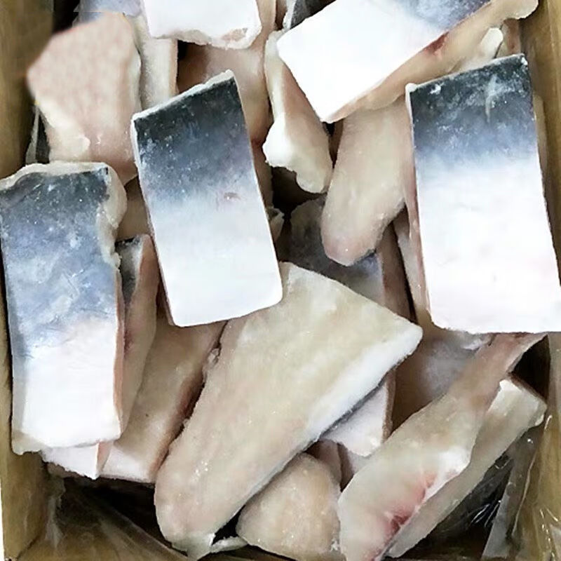 龍利魚柳切小片裝巴沙魚柳裝新鮮免切冷凍魚片無刺帶皮巴沙魚二斤裝