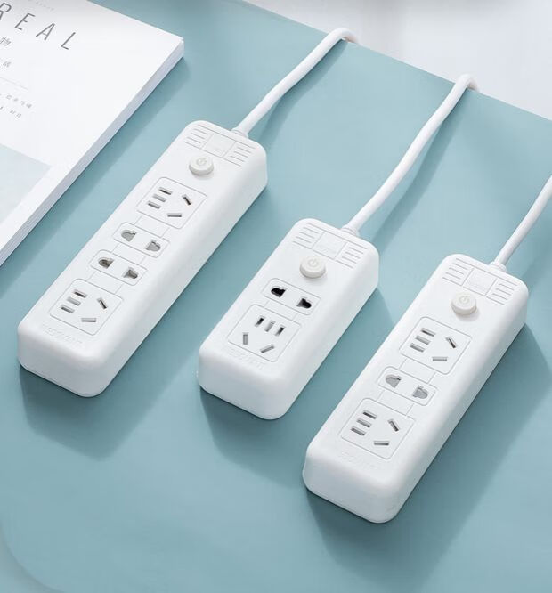 两脚插座两头插排插板2孔项爪眼插头二相家用带usb接线板拖插线板q2二