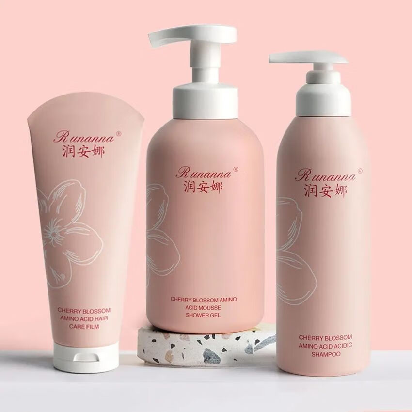 樱花洗发水 日本樱花香润安娜氨基酸洗发水学生柔顺去屑控油止痒 洗发