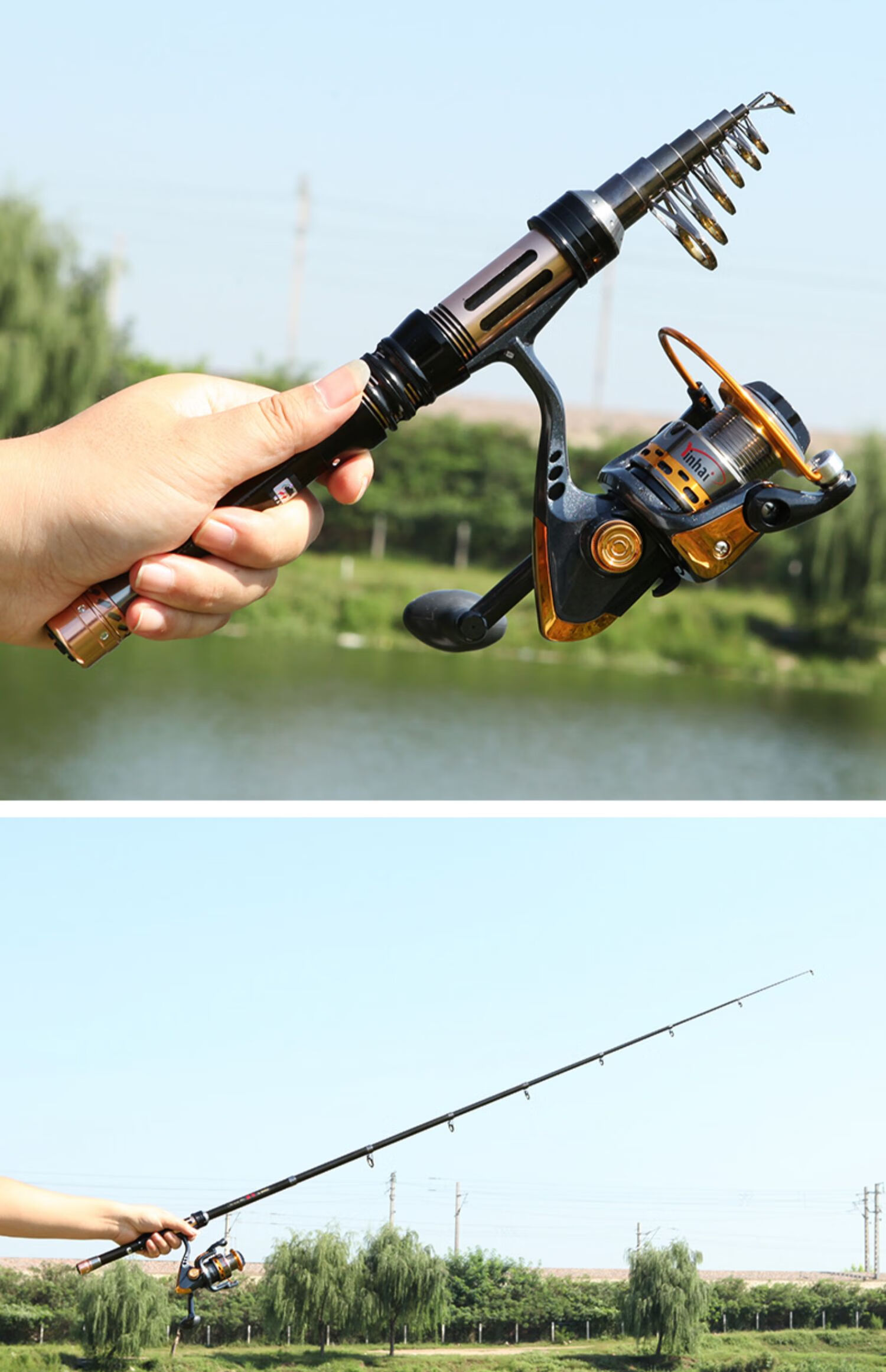 禧玛诺路亚竿全套同款迷你小海竿抛竿超短节鱼竿超硬小海杆套装远投裸