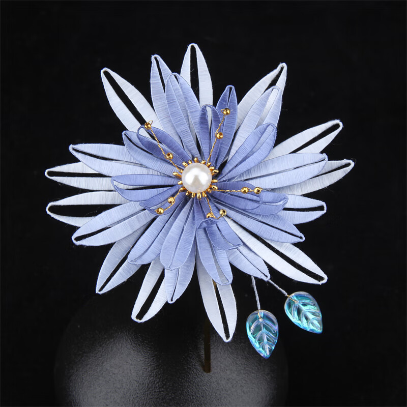 缠花diy缠花发簪diy材料包手工制作古风汉服头饰新手套装纸模丝昙花昙