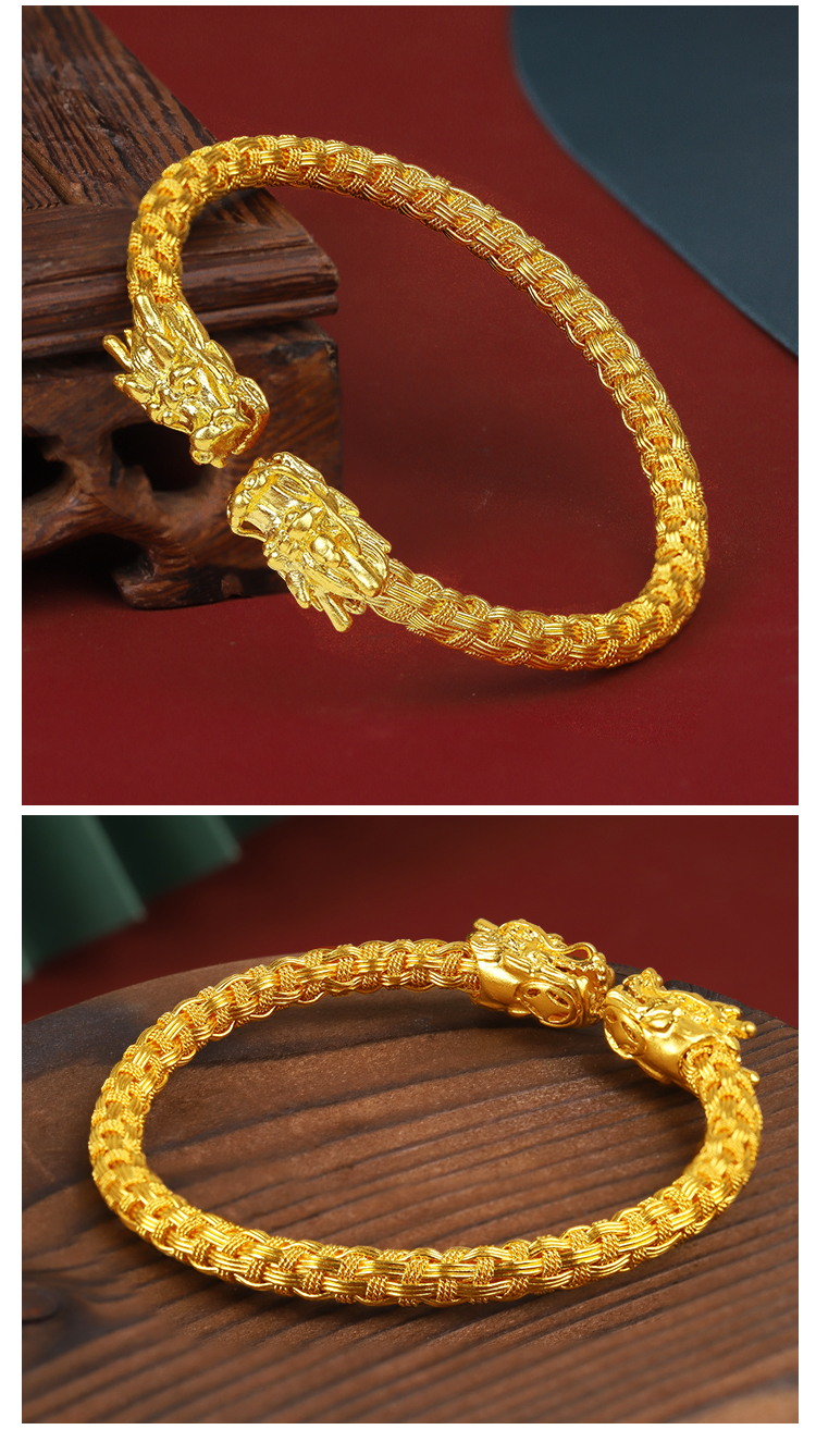 祖大福 黄金手镯女 足金999.