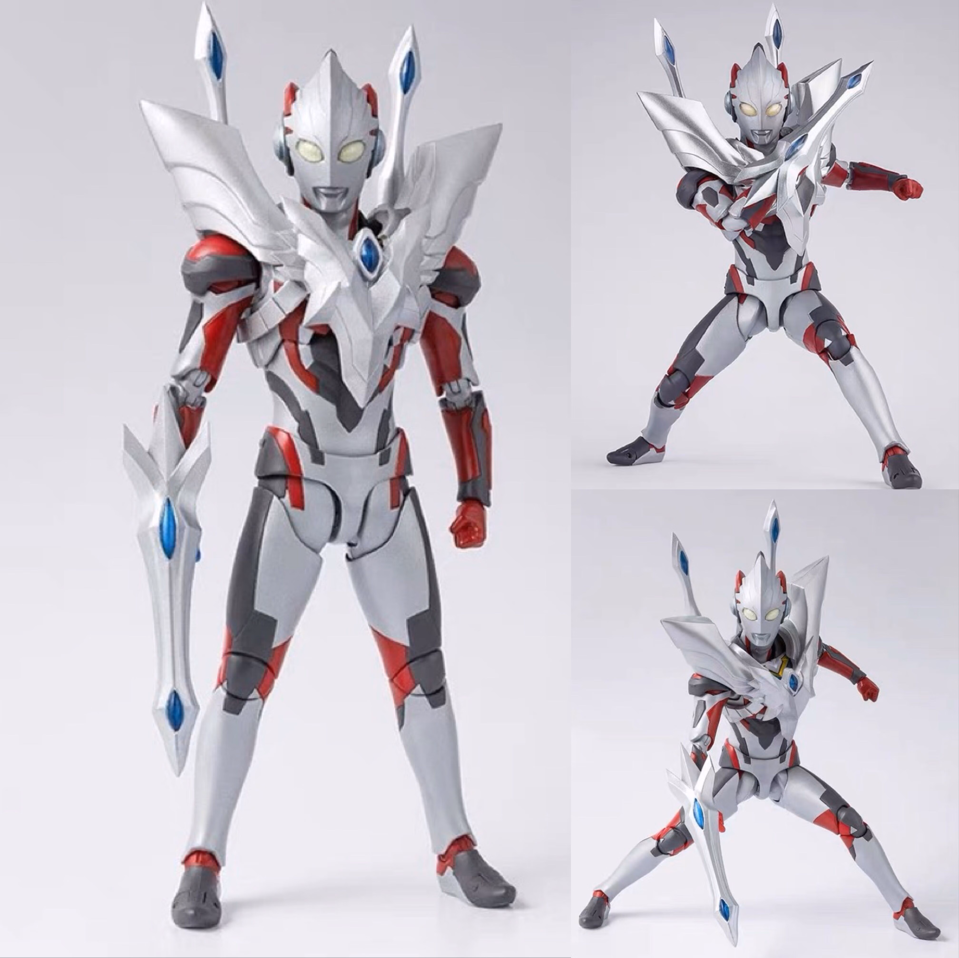 迪士尼小孩子玩的shf闪耀赛罗奥特曼帕拉吉之盾儿童玩具可动手办模型