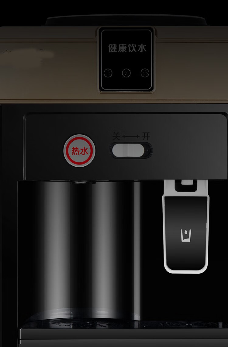 饮水机台式小型家用制冷迷你宿舍学生桌面办公室冰温热冷热弘祥达香槟