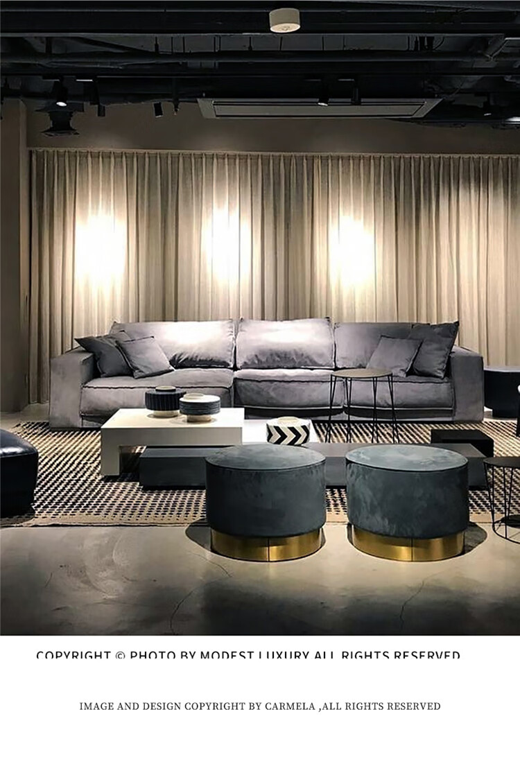 豆腐块沙发baxterbudapestsoft布达佩斯沙发异型大转角进口磨砂设计师