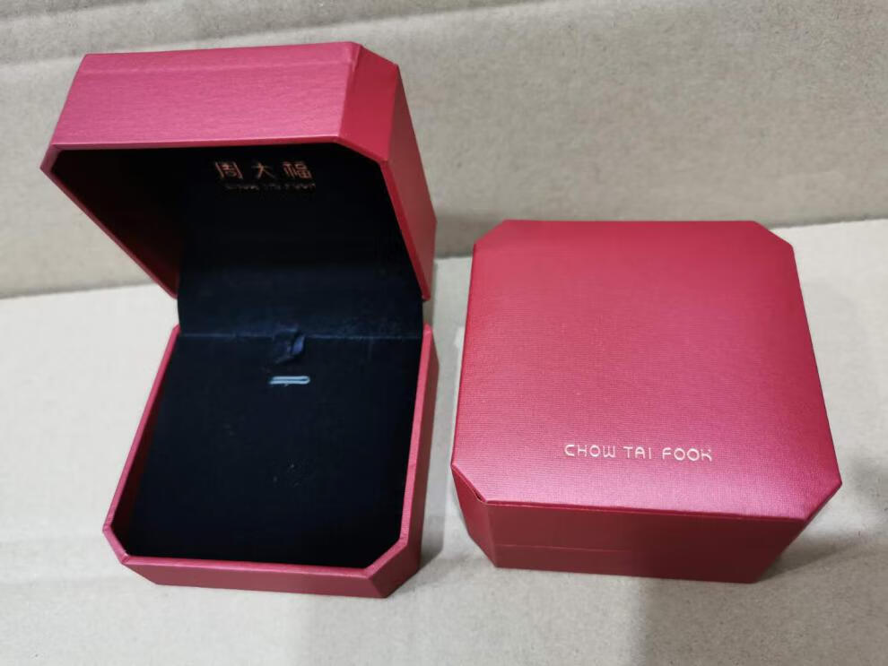 好品优选周大福首饰盒包装盒戒指盒吊坠盒手镯盒手链盒直播用首饰盒