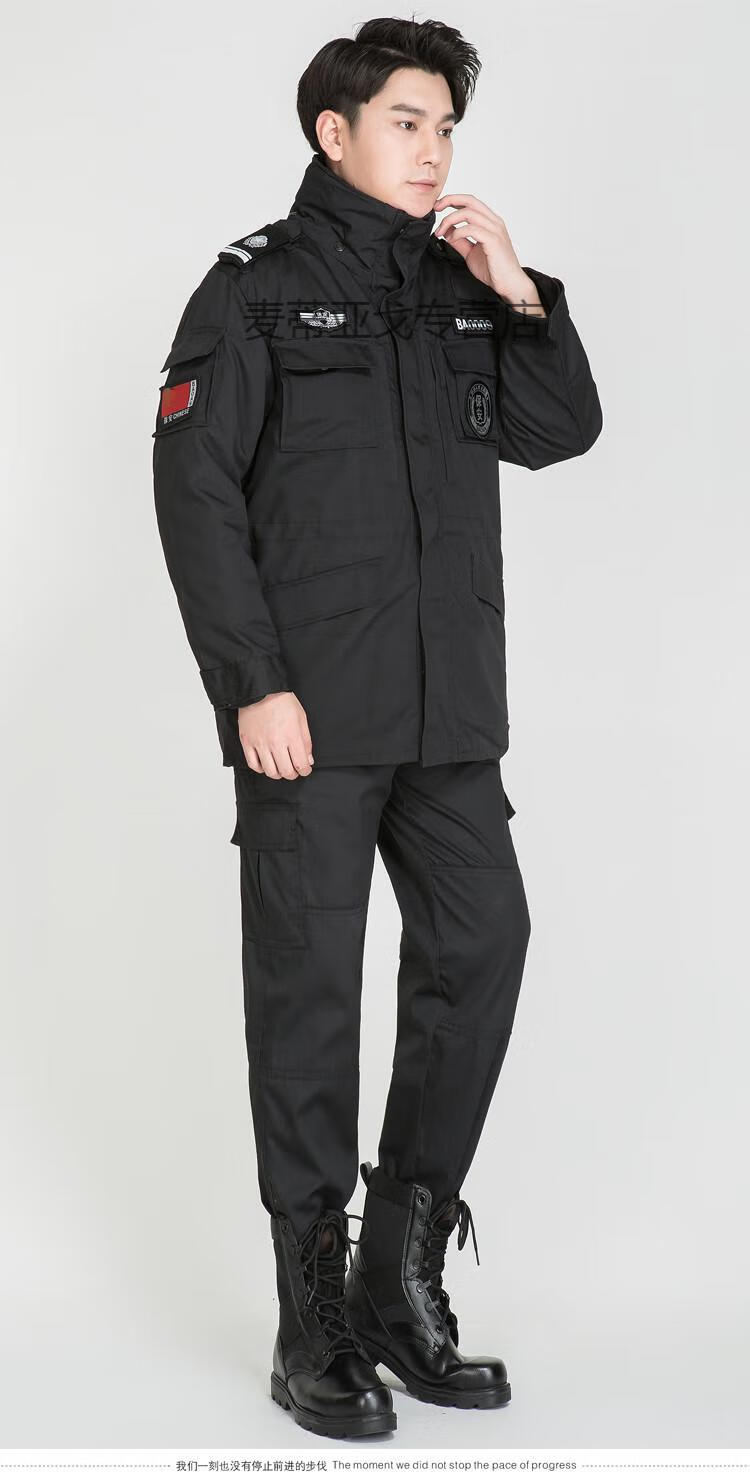 保安作训棉服99冬战训服大衣棉衣作1训服男冬季棉服保暖加厚多功能
