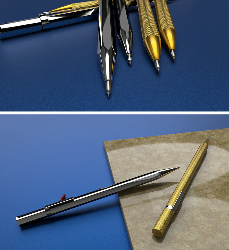 定制钨钢合金划线笔瓷砖切割笔钢板画针划刀划针器金属划线神器画线笔