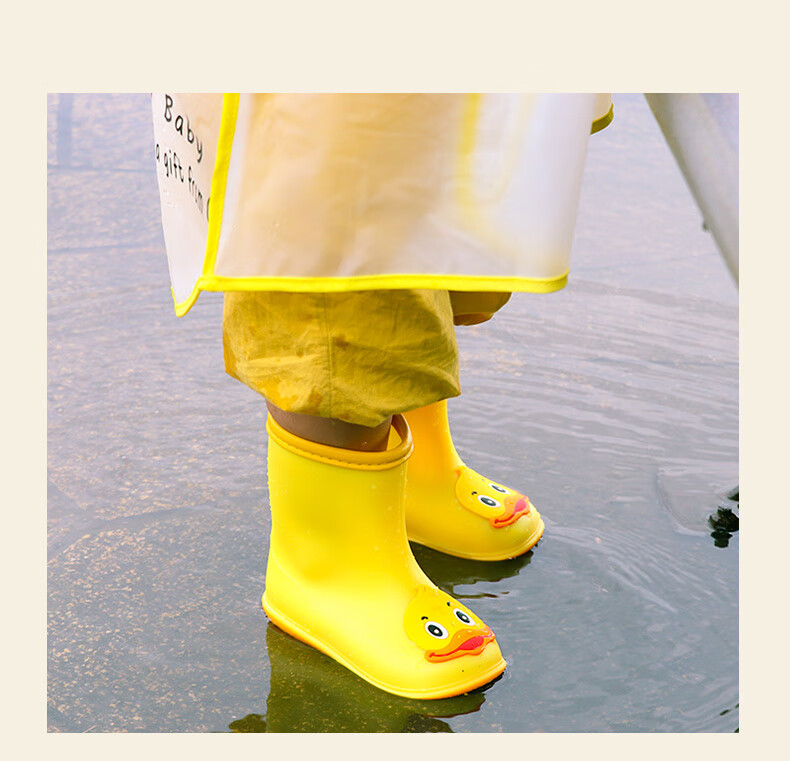 小孩子小朋友穿的雨鞋儿童雨衣套装雨具1-3岁宝宝雨靴男童小男孩女童2