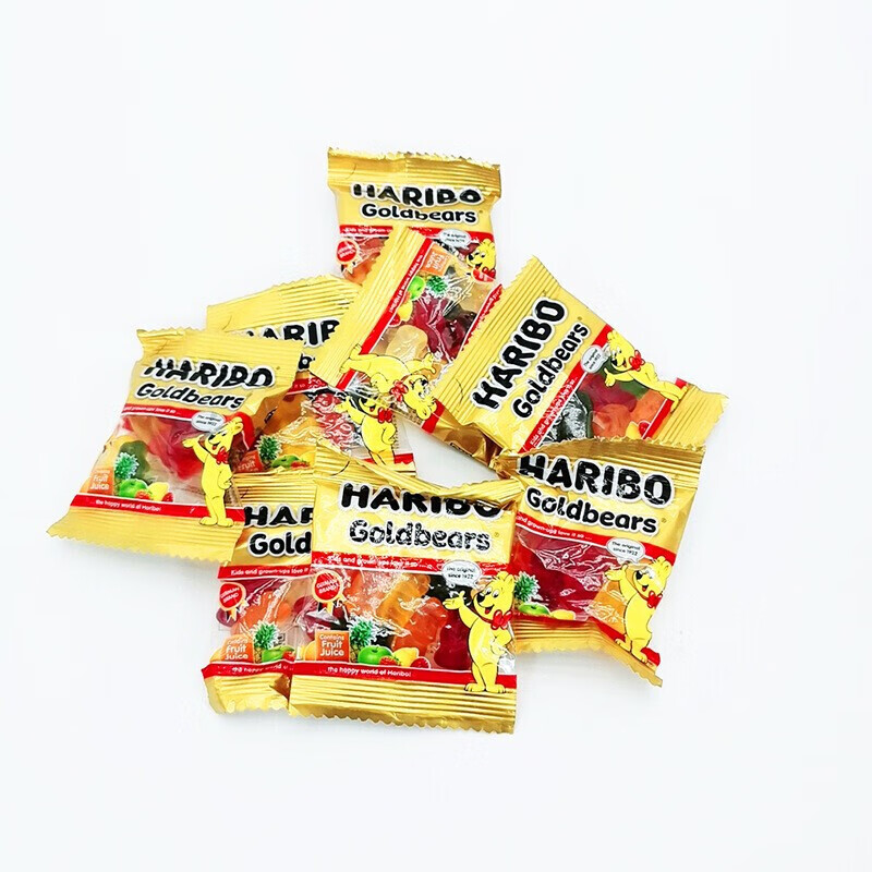 德国进口haribo哈瑞宝金熊软糖qq糖橡皮糖混合果汁糖小熊糖金熊橡皮糖