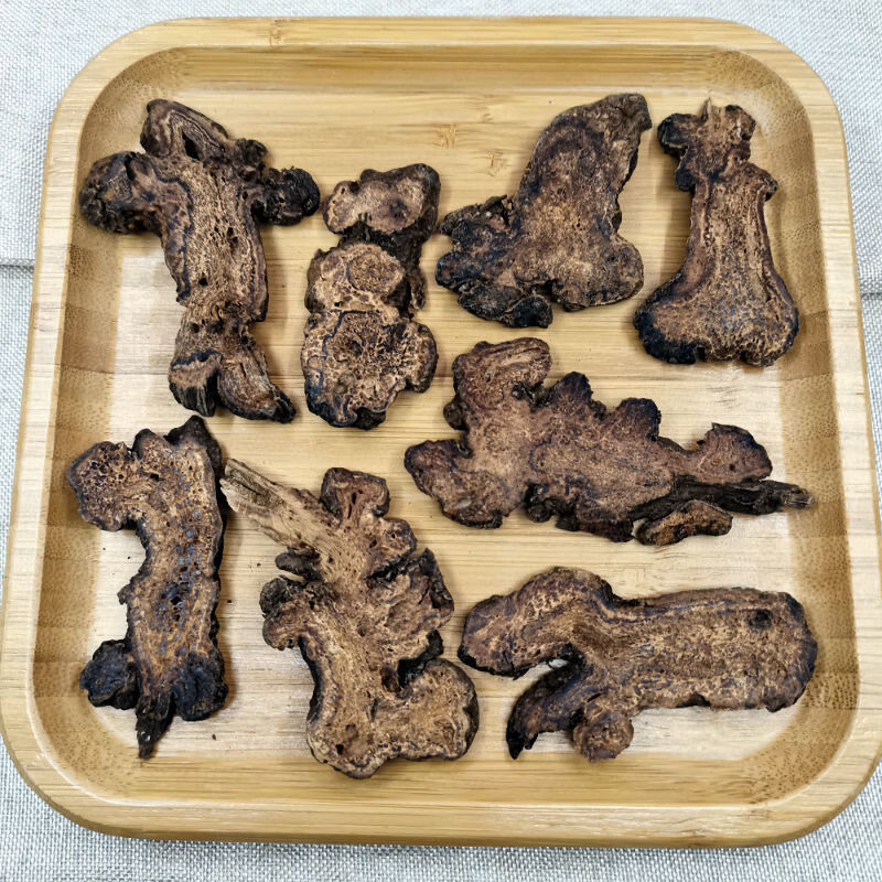 野生无硫土炒生白术浙江配茯苓粉泡茶饮片 麸炒野生白术500克【图片