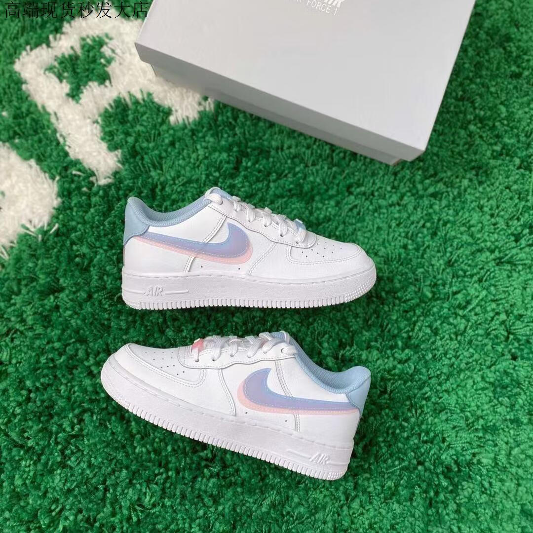 af1空军一号泫雅四钩小白鞋小金钩经典款低帮板鞋男女情侣运动鞋 空军