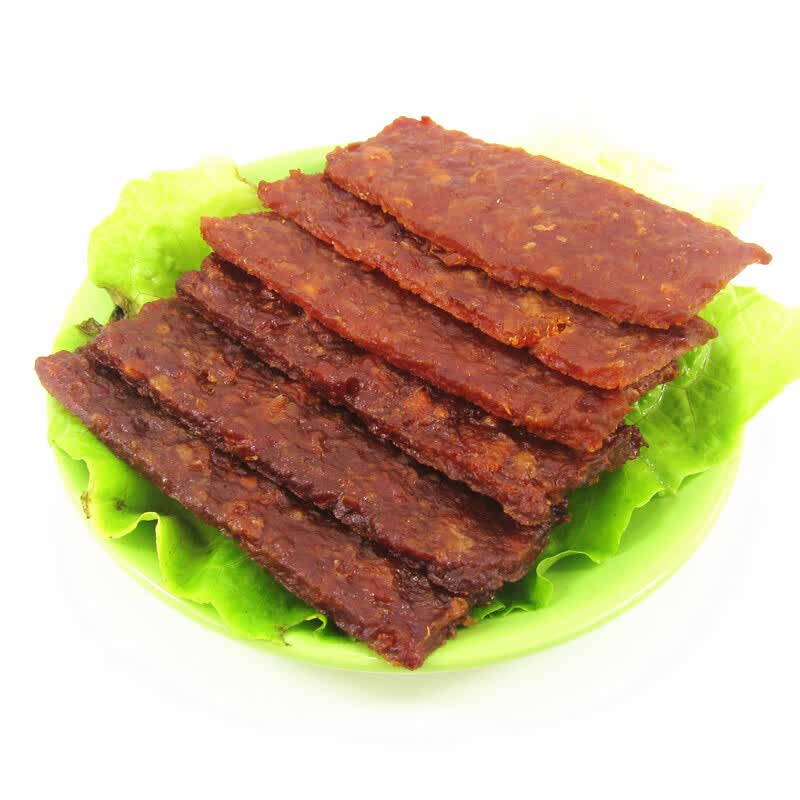 珍味猪肉脯条500g散装黑椒猪肉脯果汁猪肉脯儿童口味猪肉干肉片猪肉脯