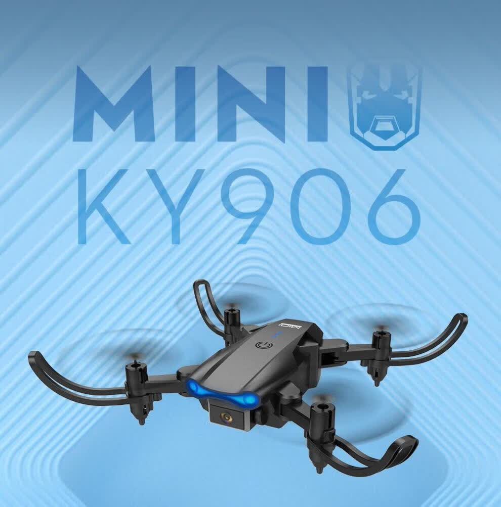 迷你无人机8k高清小型航拍飞行器充电遥控飞机小学生男孩儿童玩具灰4k