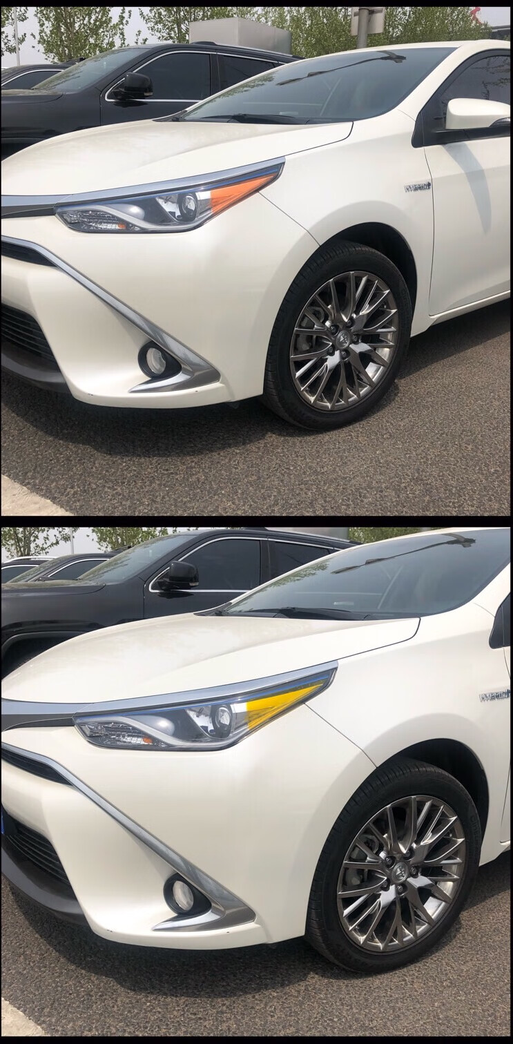 雷凌车身装饰美规改装专用透光灯贴大灯贴纸个性创意贴车贴17改款19款