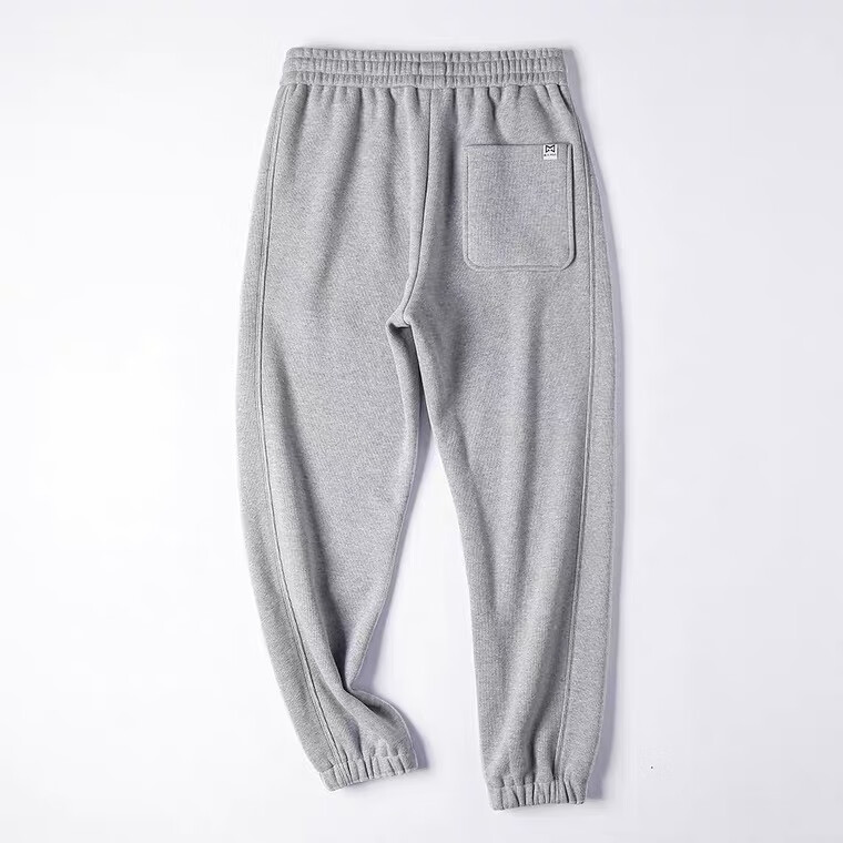 抖音同款阿权严选春装新款卫裤宽松束腿长裤休闲裤灰色s建议90120斤