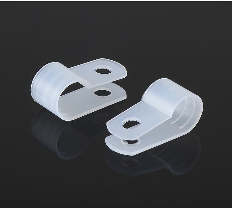 绝缘卡u型电缆线固定扣白色理线夹电线卡扣电线固定器u33黑色