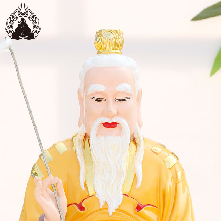 毕业季送老师的礼物三清神像12寸灵宝原始天尊通天教主居家供奉树脂