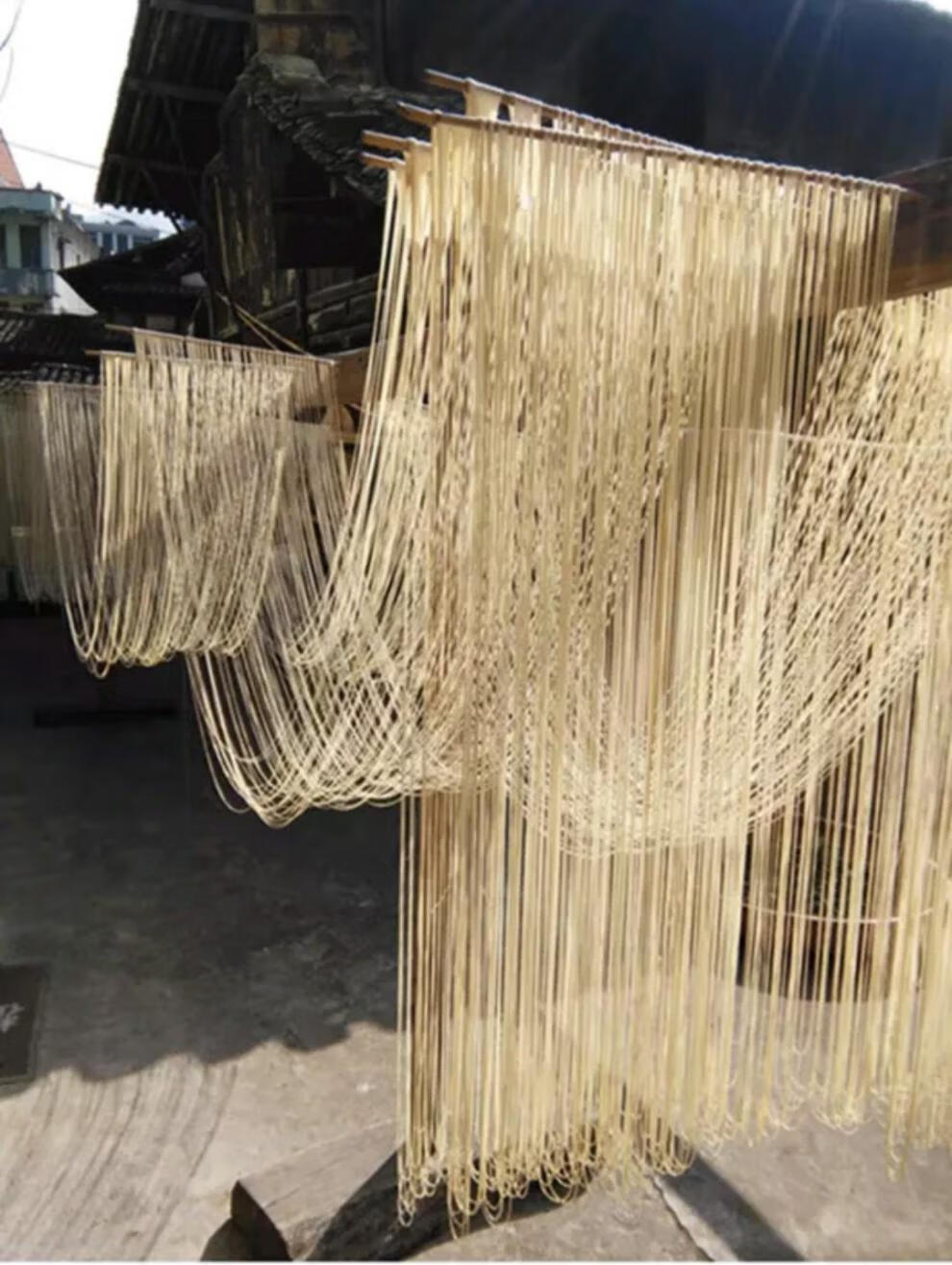 浙江特产温州纱面永嘉素面细面手工线面长寿面条索面5斤