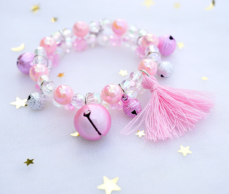 儿童玩具小女孩手工串珠diy项链手链材料包女童首饰品穿珠子 促销装