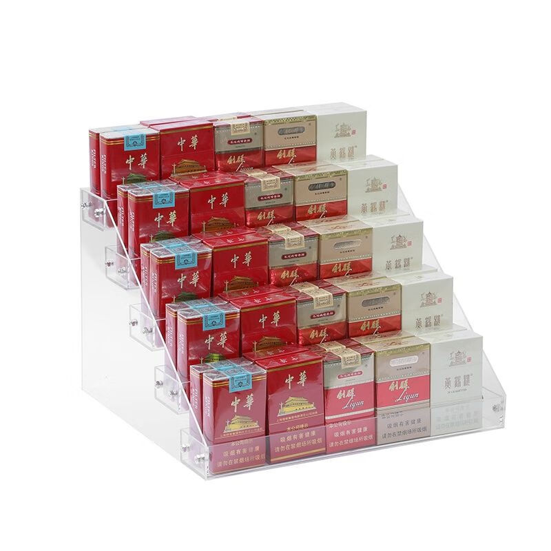 象蚁 便利店超市烟架子亚克力指甲油展示架 放架烟盒烟架烟柜货架 一