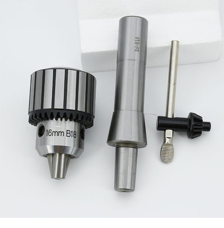 316铣床r8扳手钻夹头公制英制刀柄520高精度丝攻夹头炮塔铣钻夹066mm