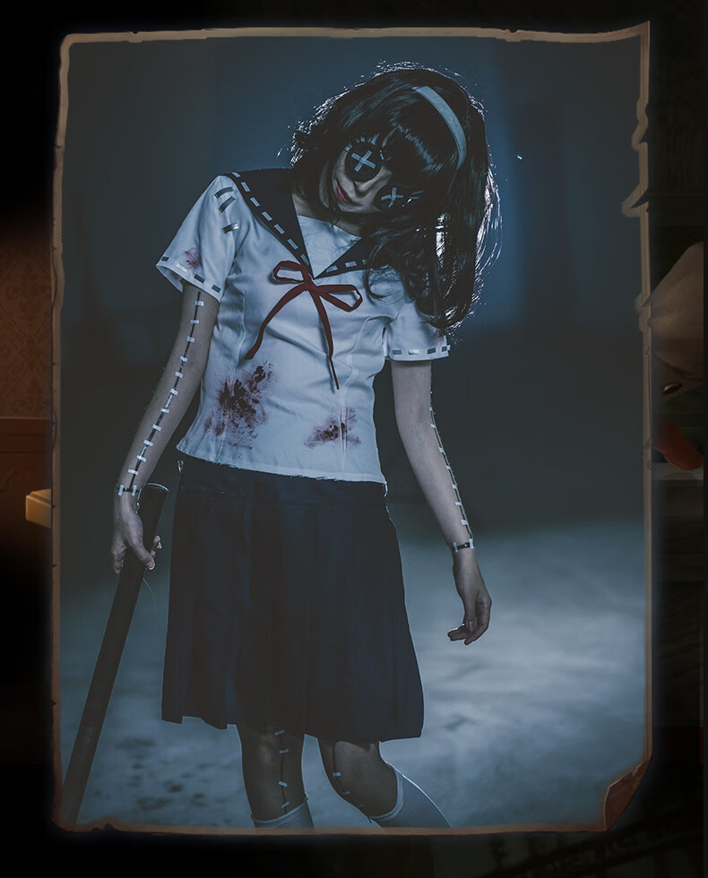 熠垣枫 【】第五人格 富江 制服水手服 cos服 现货 预售 s【图片 价格