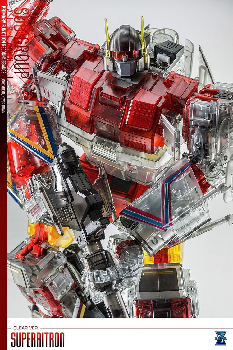 【618嗨购】变形·金刚 zeta toys zb07 飞行太保 大无畏 透明色 水晶