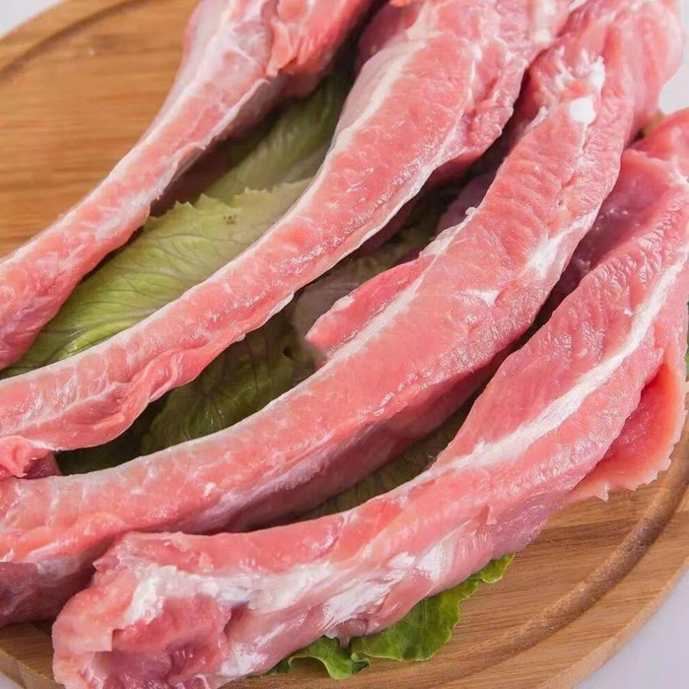 新鲜冷冻猪排骨排骨条无颈前排散养土猪排骨排骨批发8斤装