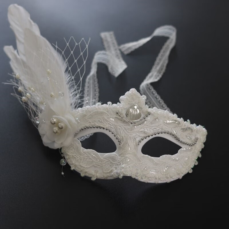 万代【抖音爆火】面具半脸下男女 面具酷蒙面歌王纱遮播变装神秘男二