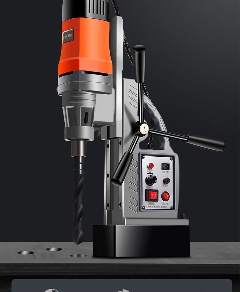 磁力钻小型便携打孔机吸铁电磁钻工业级磁座钻调速大功率钻床台钻tn35