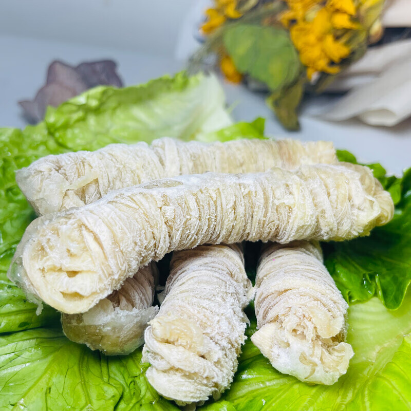 台州特产特色小吃猪小肠卷生苦肠火锅卤味麻辣汤食材临海美味零食500g