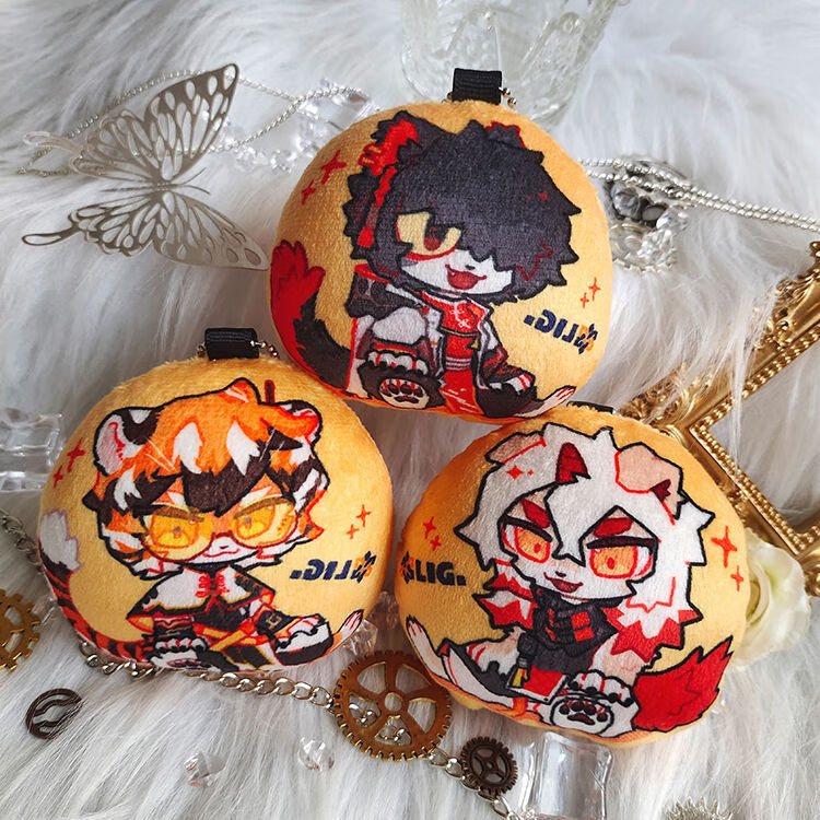 明日方舟鲤氏侦探事务所挂件徽章立牌同人周边钥匙扣吽团子 悦沼泽通