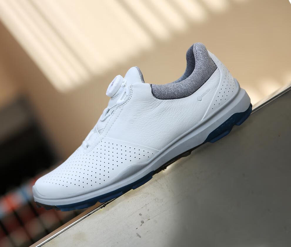 ecco男鞋2022新款高尔夫球鞋户外时尚休闲鞋透气运动鞋健步鞋防滑耐磨