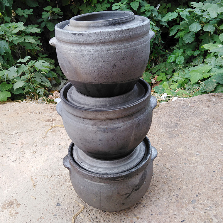 无釉老式土砂罐土沙锅荥经无釉黑砂锅煲汤炖肉婴幼孕妇燃气砂罐熬煎