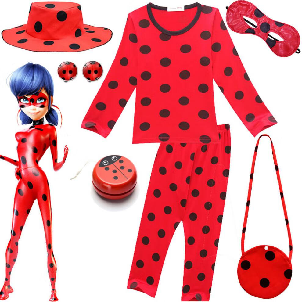 服装奇迹少女和黑猫罗尔服饰家居服睡衣套装轻奢 衣服套装耳环溜溜球