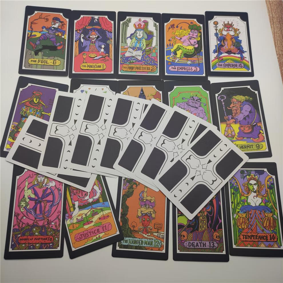 jojo的奇妙冒险塔罗牌 cosplay 22张大阿卡纳 9荣神共31张游戏道具 含
