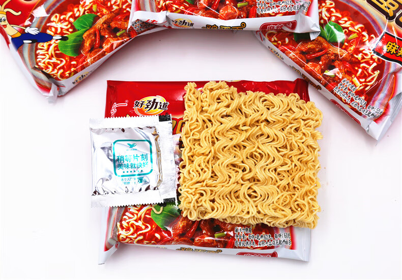 好劲道方便面整箱袋装儿时怀旧老款80后干吃干脆面泡面 整箱 27袋