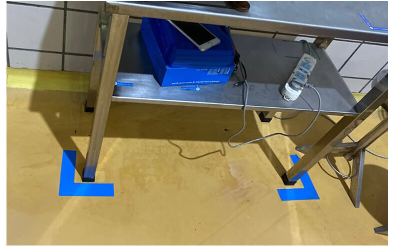 亦虎(yihu)6s定位贴5s管理定位贴纸桌面定置标签标识直角t型l型十字型