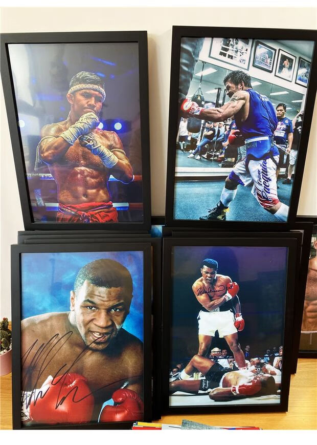 健身海报拳王迈克泰森海报拳击格斗搏击散打装饰挂画励志健身运动墙贴