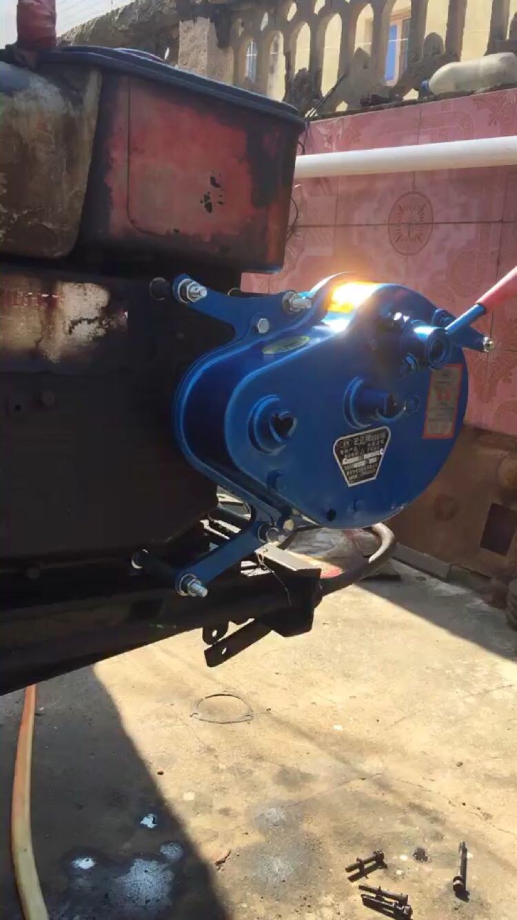 柴油机免摇器拖拉机免摇启动器发电机助力器无电瓶马达免拆型t型支架